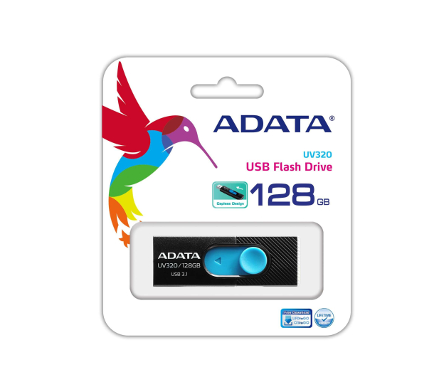 ADATA 128GB UV320 czarno-niebieski - 425787 - zdjęcie 3